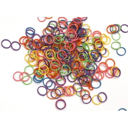 KOLOROWE GUMECZKI DO WŁOSÓW 200SZT.