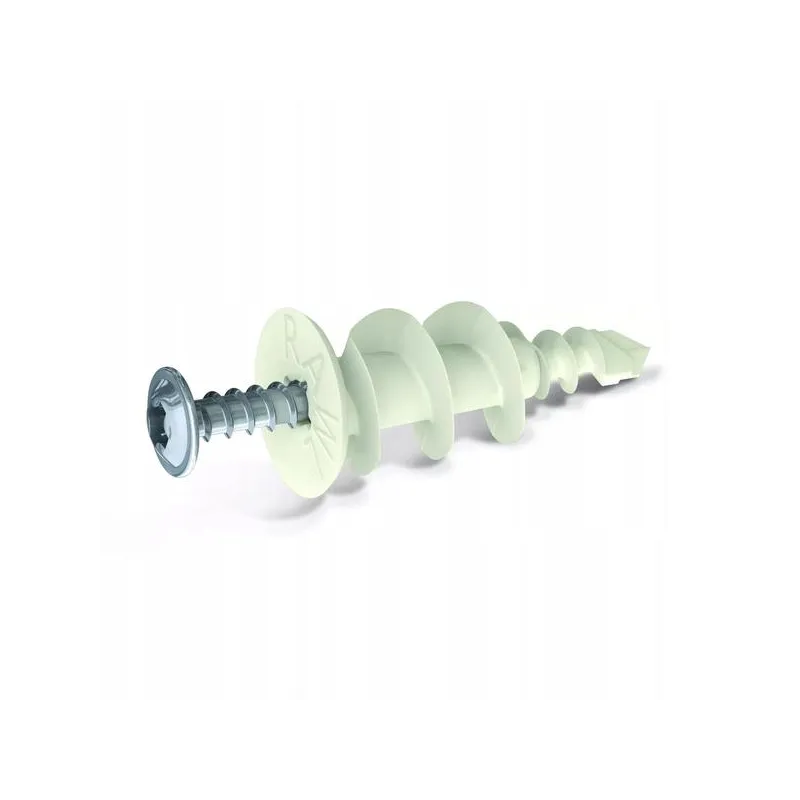 KOŁEK ROZPOROWY DO KARTON-GIPSU 16X46 MM Z WKRĘTEM 4X40 MM 4 SZT