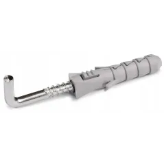 KOELNER FIX KOŁEK 6X30 MM Z HAKIEM KĄTOWYM DO PODŁOŻY PEŁNYCH 6 SZT