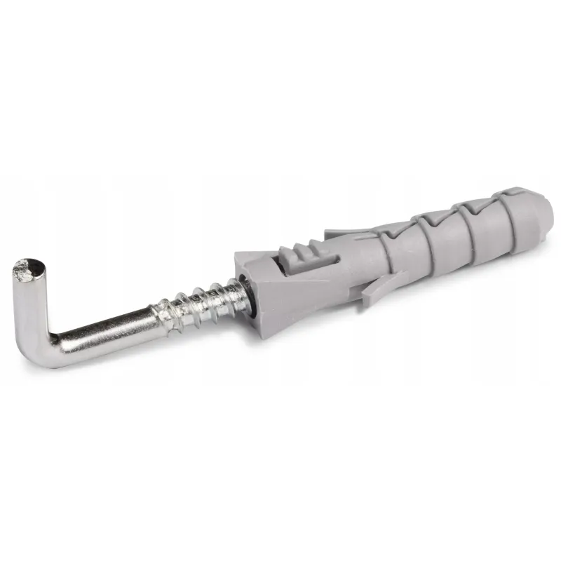 KOELNER FIX KOŁEK 6X30 MM  Z HAKIEM KĄTOWYM DO PODŁOŻY PEŁNYCH 6 SZT