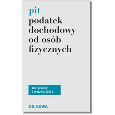 Pit. Podatek Od Osób Fizycznych