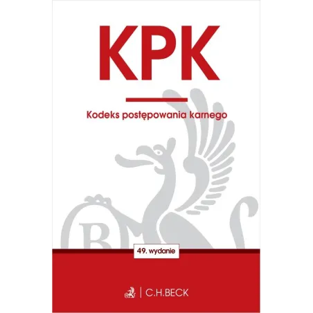 KPK. KODEKS POSTĘPOWANIA KARNEGO