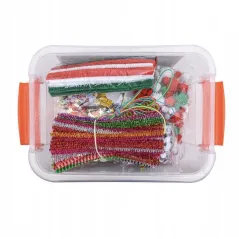 MEGA ZESTAW KREATYWNY ASTRA CREATIVO XXXL 2000 ELEMENTÓW DO PRAC PLASTYCZNYCH POMARAŃCZOWY