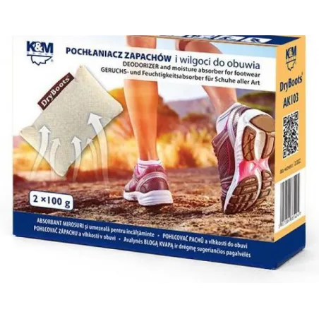 Dryboots Pochłaniacz Wilgoci I Zapachów Do Butów 2X100 G