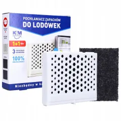 POCHŁANIACZ ZAPACHÓW DO LODÓWEK SMELLFREE ADAPTER + 2 FILTRY AK 104 K&M