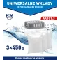Wkład Uniwersalny Do Pochłaniaczy Wilgoci 450 G Zestaw 3 Szt K&M Ak101.3