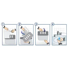 Wkład Uniwersalny Do Pochłaniaczy Wilgoci 450 G Zestaw 3 Szt K&M Ak101.3