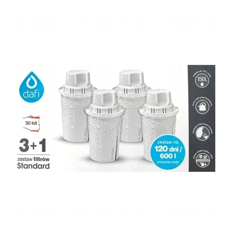 FILTR DO WODY DAFI STANDARD CLASSIC 4 SZT. - Dafi