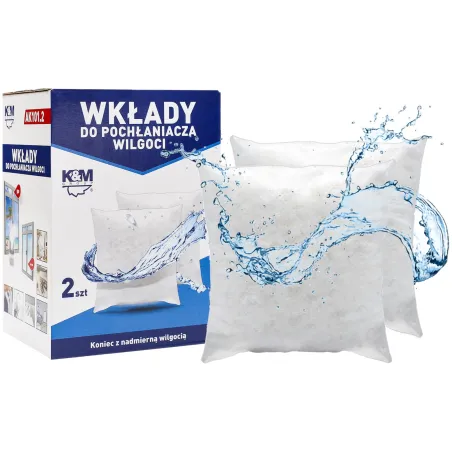 Uniwersalne Wkłady Do Pochłaniacza Wilgoci K&M Ak101.2 2X280G Uniwersalne Wkłady Do Pochłaniacza Wilgoci K&M Ak101.2 2X280G