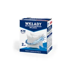 UNIWERSALNE WKŁADY DO POCHŁANIACZA WILGOCI K&M AK101.2 2X280G