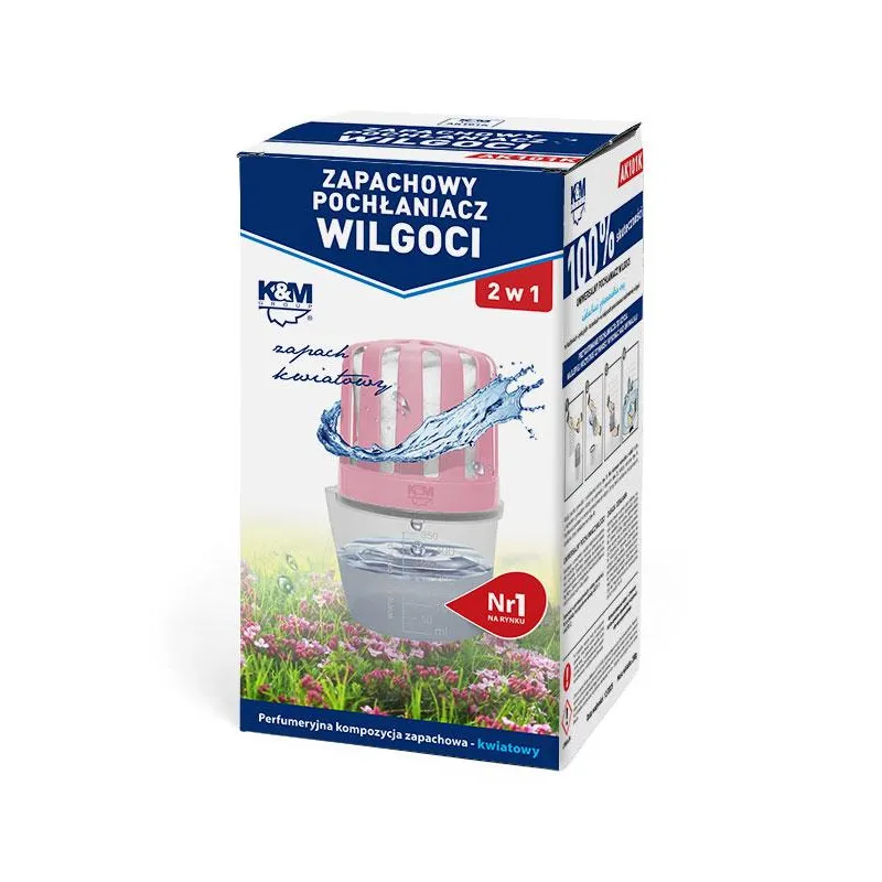 UNIWERSALNY POCHŁANIACZ WILGOCI DO DOMU ZAPACH KWIATOWY K&M AK101K