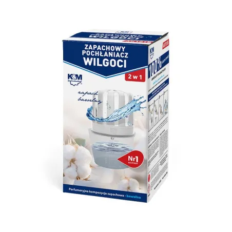 Uniwersalny Pochłaniacz Wilgoci Zapach Bawełny 280 G  K&M Ak101B