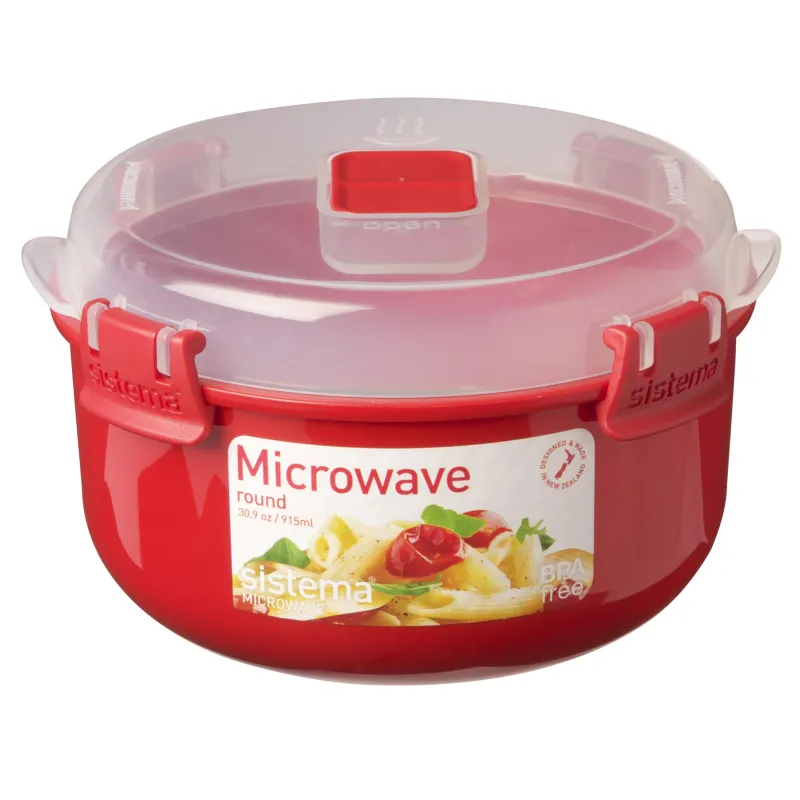 POJEMNIK DO ŻYWNOŚCI DO MIKROFALÓWKI 915 ML SISTEMA MICROWAVE ROUND POJEMNIK DO ŻYWNOŚCI DO MIKROFALÓWKI 915 ML SISTEMA MICROWAVE ROUND