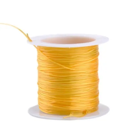 ELASTYCZNY SZNUREK KORALIKOWY 10 M DO BRANSOLETEK I WISIORKÓW ŻÓŁTY
