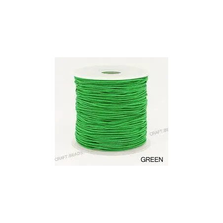Elastyczny Sznurek Koralikowy 10 M Do Bransoletek I Wisiorków Zielony