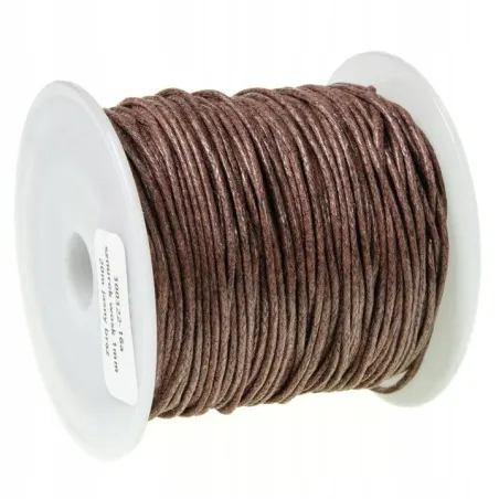 Sznurek Ciemnobrązowy 1Mm X 9M Do Rękodzieła I Diy