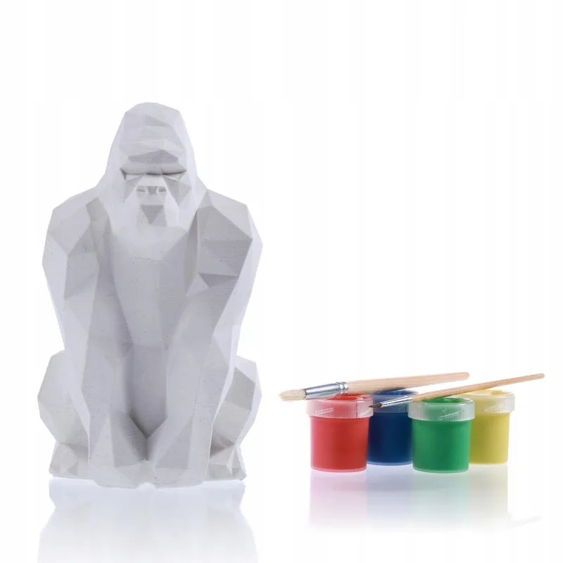 FIGURKA GIPSOWA 3D GORYL + AKCESORIA 3+