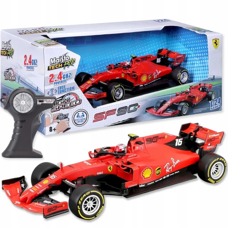 SAMOCHÓD ZDALNIE STEROWANY MAISTO 2019 SEASON F1 FERRARI SF90 1:24