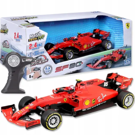 Samochód Zdalnie Sterowany Maisto 2019 Season F1 Ferrari Sf90 1:24