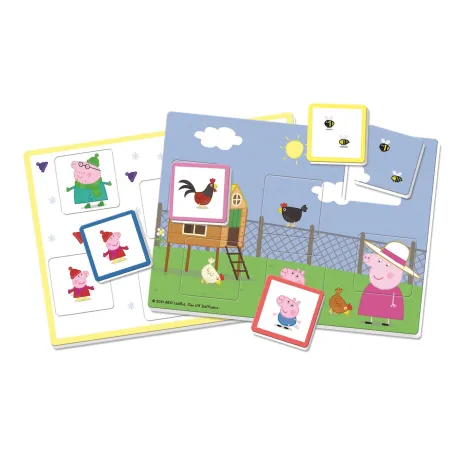 Gra Bingo Świnka Peppa Clementoni 3+ Zabawa Edukacyjna Dla Najmłodszych