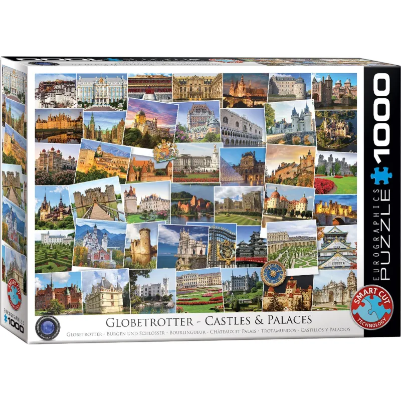 PUZZLE 1000 ELEMENTÓW GLOBETROTTER ZAMKI I PAŁACE EUROGRAPHICS 12+ PUZZLE 1000 ELEMENTÓW GLOBETROTTER ZAMKI I PAŁACE EUROGRAPHICS 12+
