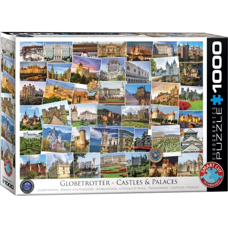 PUZZLE 1000 ELEMENTÓW GLOBETROTTER ZAMKI I PAŁACE EUROGRAPHICS 12+