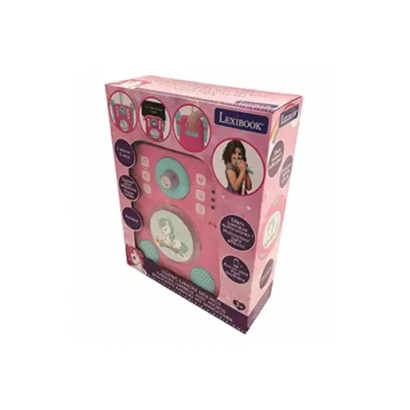 Głośnik Karaoke Jednorożec Z 2 Mikrofonami I Efektami Led 3+