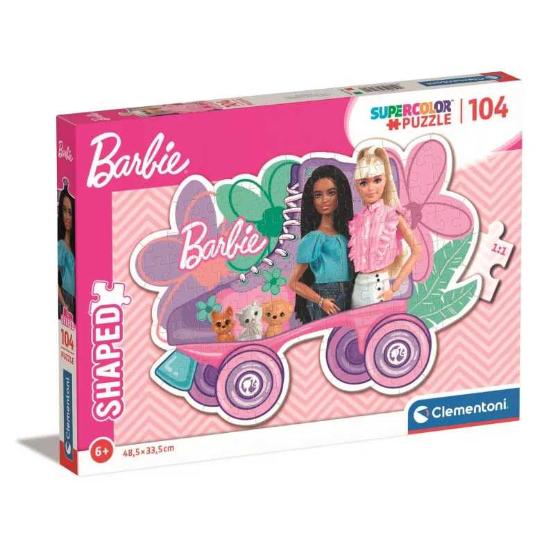 PUZZLE WYJĄTKOWA KOLEKCJA BARBIE 104 ELEMENTY CLEMENTONI 6+