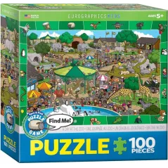 PUZZLE 100 ELEMENTÓW WYCIECZKA DO ZOO EUROGRAPHICS 5+