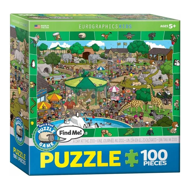 PUZZLE 100 ELEMENTÓW WYCIECZKA DO ZOO EUROGRAPHICS 5+ PUZZLE 100 ELEMENTÓW WYCIECZKA DO ZOO EUROGRAPHICS 5+
