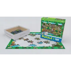 Puzzle 100 Elementów Wycieczka Do Zoo Eurographics 5+