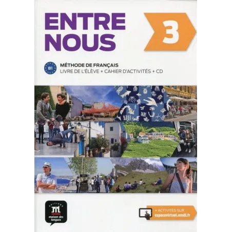 ENTRE NOUS 3 PODRĘCZNIK Z ĆWICZENIAMI + CD