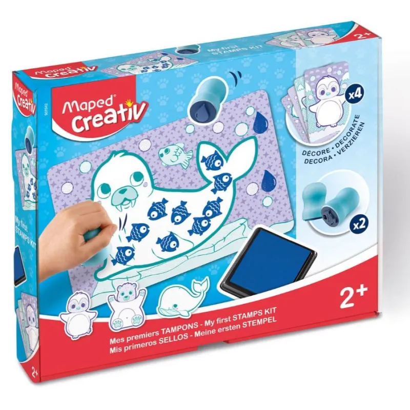 STEMPLE ZWIERZĄTKA ZABAWA I ROZWÓJ DLA MALUSZKÓW MAPED CREATIV 2+