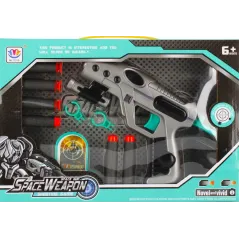 PISTOLET NA STRZAŁKI Z AKCESORIAMI MEGA CREATIVE 6+