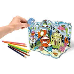 AKWARIUM KOLROWANKA 3D ZESTAW KREATYWNY 4+ - Maped