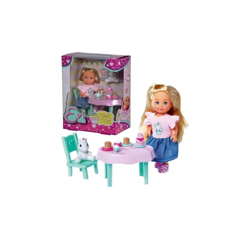 LALKA EVI CZAS NA CIASTKO + AKCESORIA SIMBA 3+