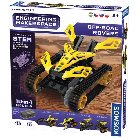 KLOCKI KONSTRUKCYJNE 10W1 OFF ROAD ROVERS POWERED STEM PIATNIK 8+