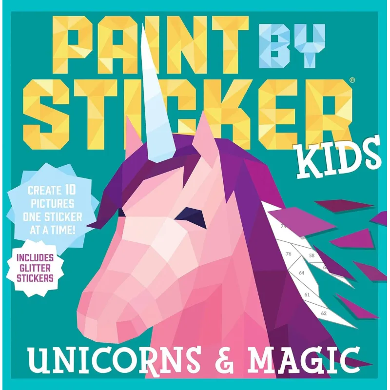 PAINT BY STICKER KIDS: UNICORNS & MAGIC