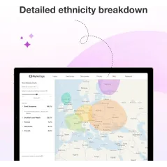 MYHERITAGE TEST DNA ZESTAW DO BADANIA POCHODZENIA ETNICZNEGO I DOPASOWAŃ RODZINNYCH