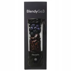 BLENDYGO 3 BLENDER KIELICHOWY TO GO BEZPRZEWODOWY 550 ML CZARNY ŁADOWANIE USB