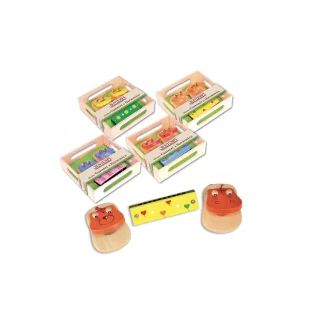 Zestaw Muzyczny Dla Dzieci Dante Bontempi Kastaniety Harmonijka 3+