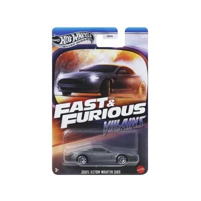 SAMOCHÓD HOT WHEELS FAST & FURIOUS VILLAINS JBY35 SERIA SILVER 3+