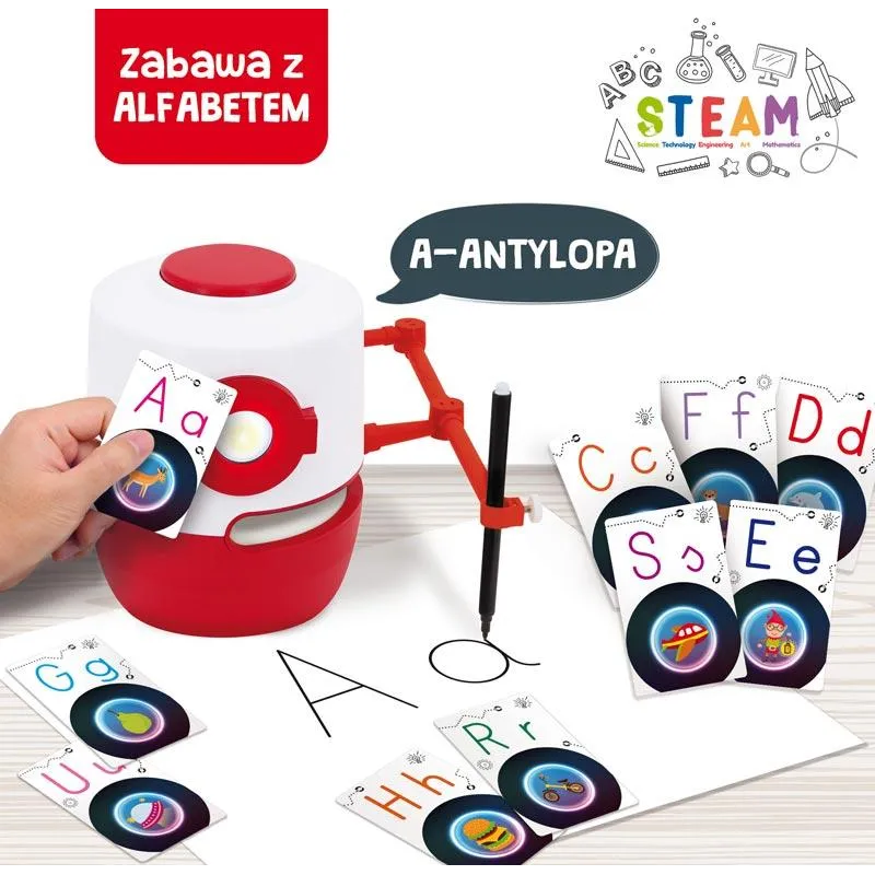 STEP ROBOT EDUKACYJNY INTERAKTYWNY LISCANI 3-8 LAT