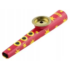 CZERWONE KAZOO METALOWE INSTRUMENT DLA DZIECI TRĄBKA GOKI 3+
