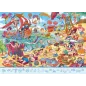 Puzzle Obserwacyjne Z Lupą Plaża Ludzie 90 Elementów 4+