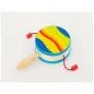 Kolorowy Bębenek Z Rączką Dwustronny Goki 3+