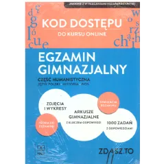 KOD DOSTĘPU DO KURSU ONLINE EGZAMIN GIMNAZJALNY CZĘŚĆ HUMANISTYCZNA - WSiP