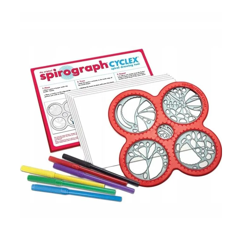 ZESTAW SZABLONÓW DO RYSOWANIA SPIROGRAF EDUKACYJNY HASBRO 8+