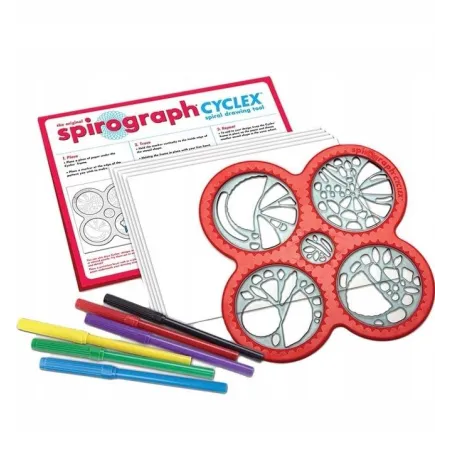 ZESTAW SZABLONÓW DO RYSOWANIA SPIROGRAF EDUKACYJNY HASBRO 8+