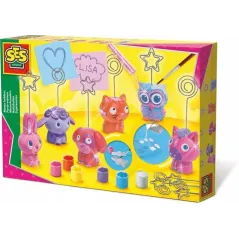 ZESTAW UCHWYTÓW NA KARTECZKI ZE ZWIERZĄTKAMI SES CREATIVE 5+